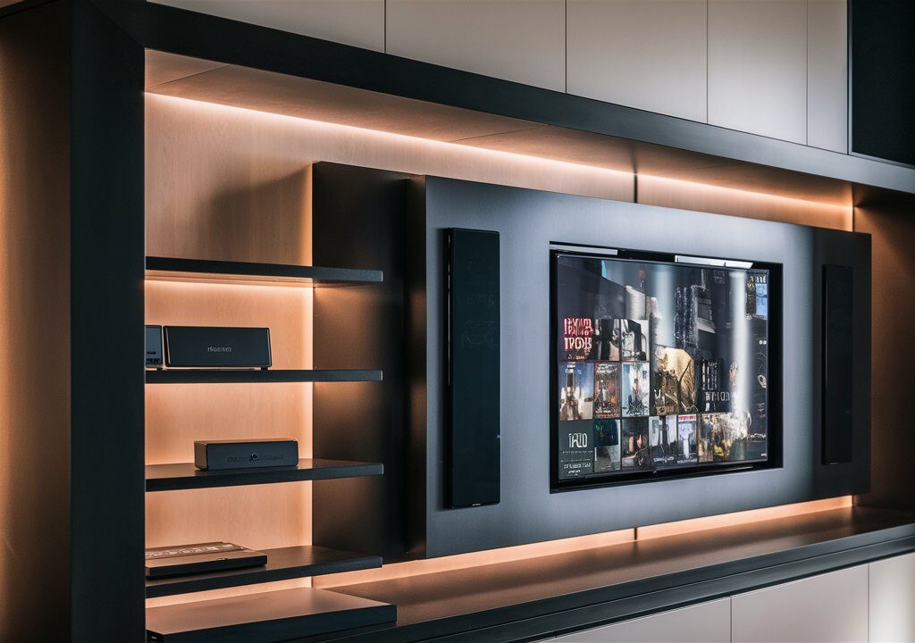 modern built in tv wall unit designs