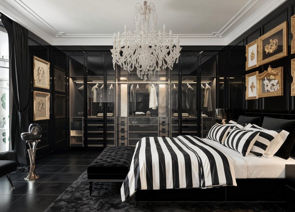 black luxury bedroom ideas