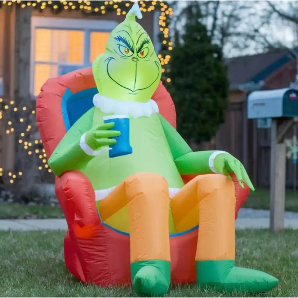 grinch yard decoration