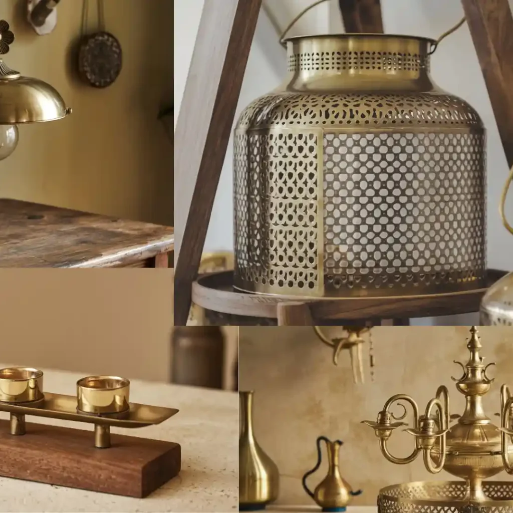 brass home decor