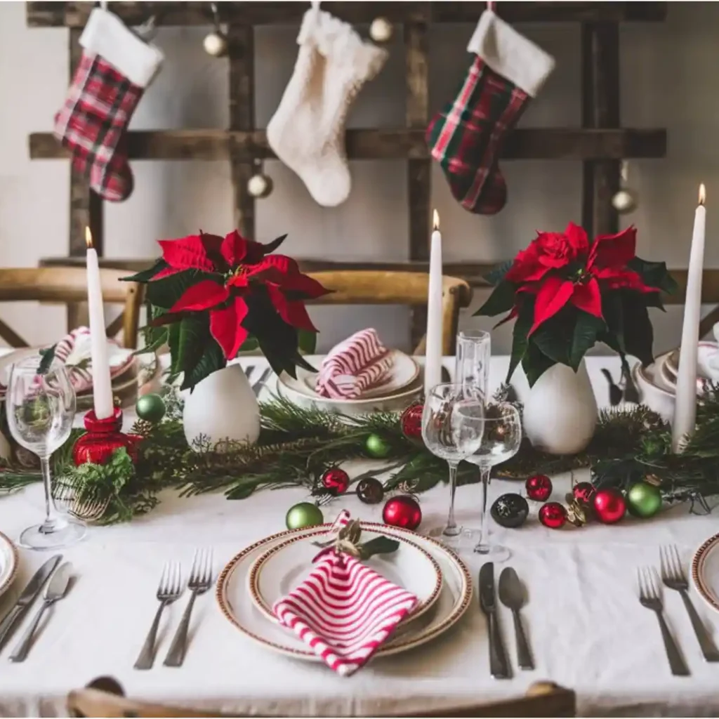 christmas tabletop decor