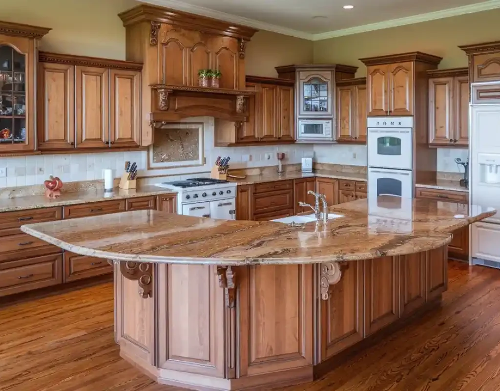 l shaped kitchen with island