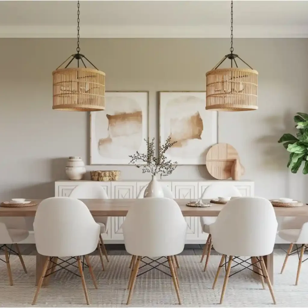 modern farmhouse dining room design