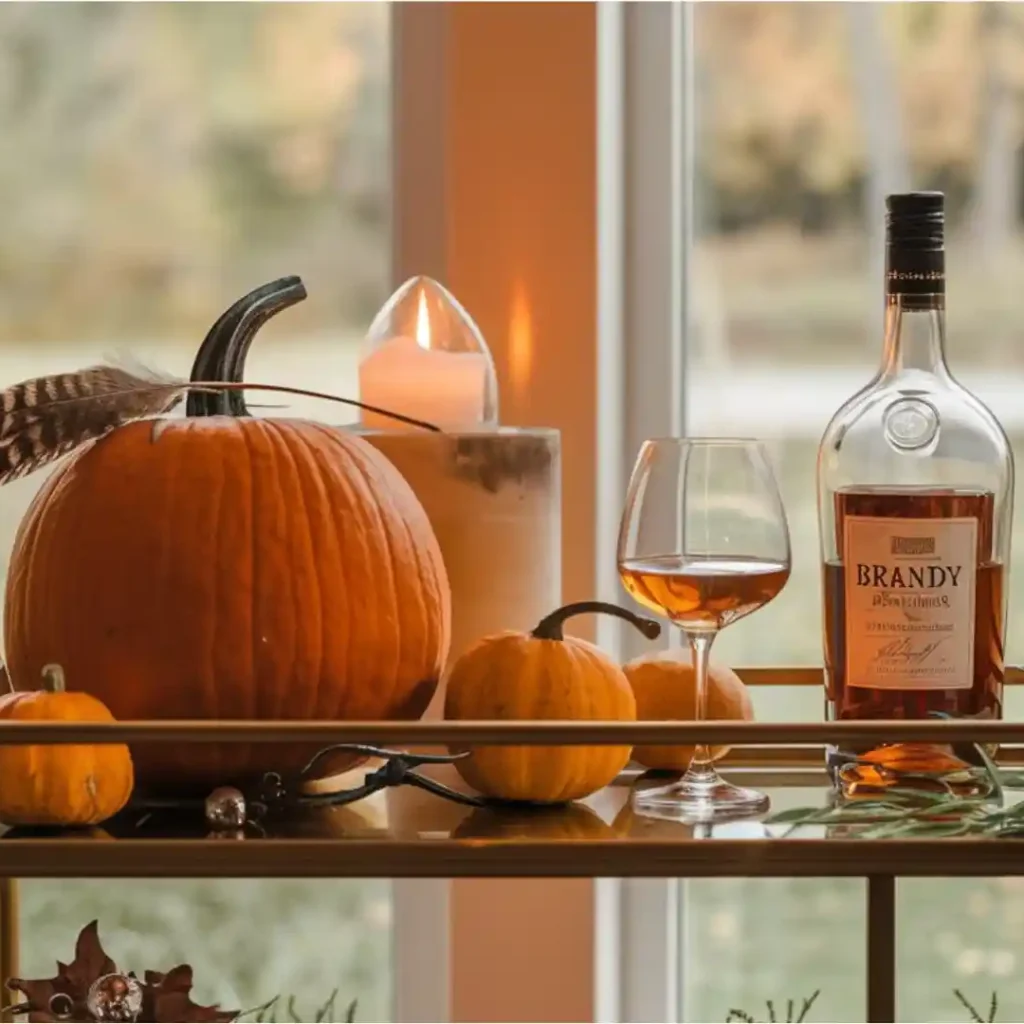 fall bar cart decor ideas