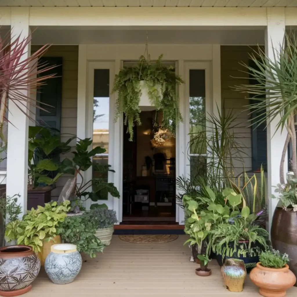 front porch plants