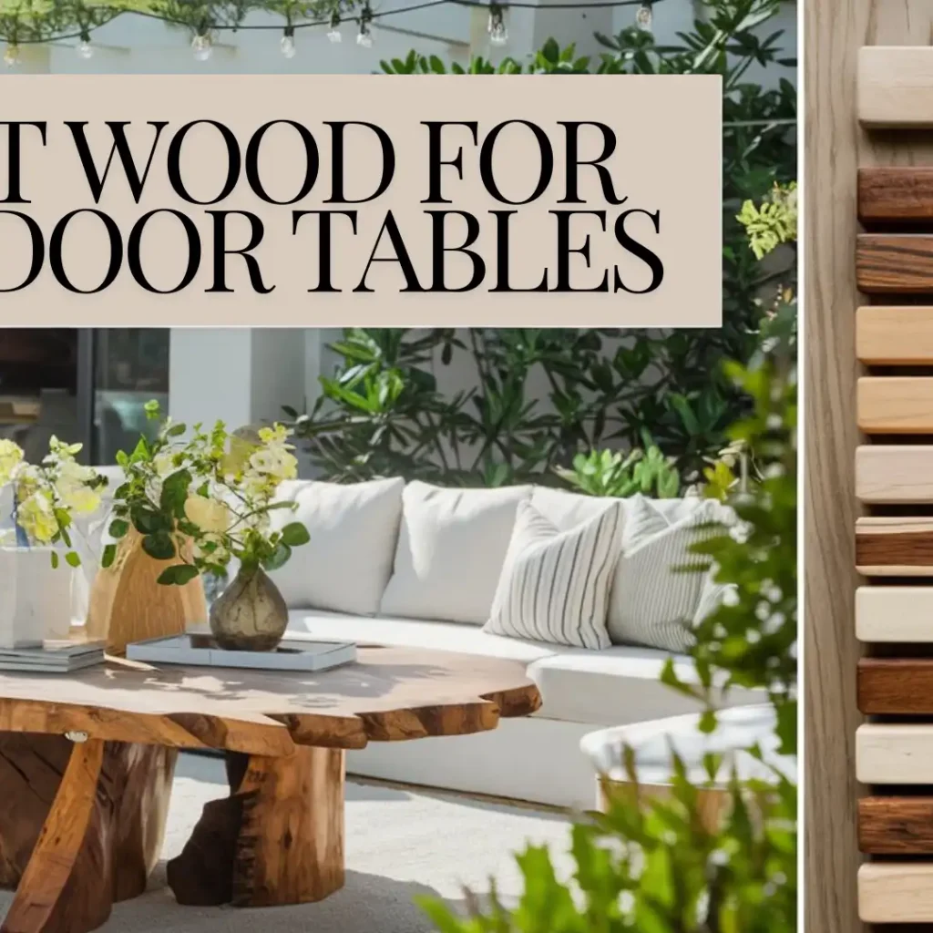 best wood for outdoor table