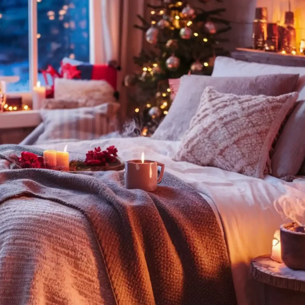 bedroom winter decor