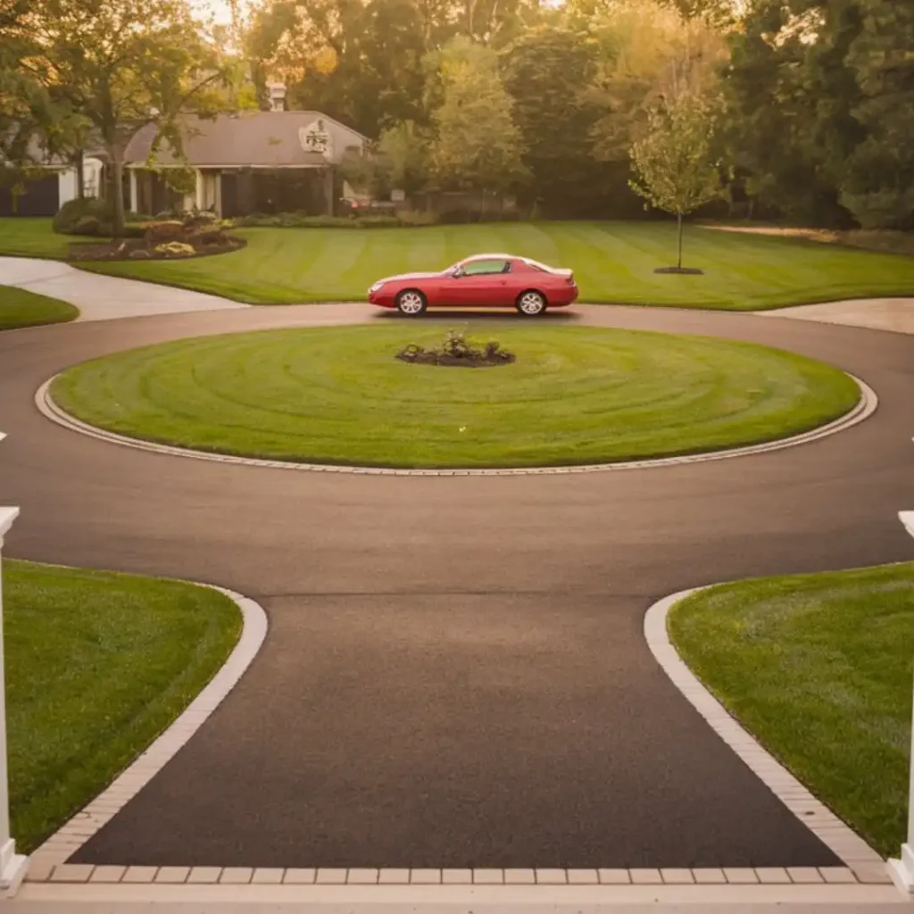 front yard driveway ideas