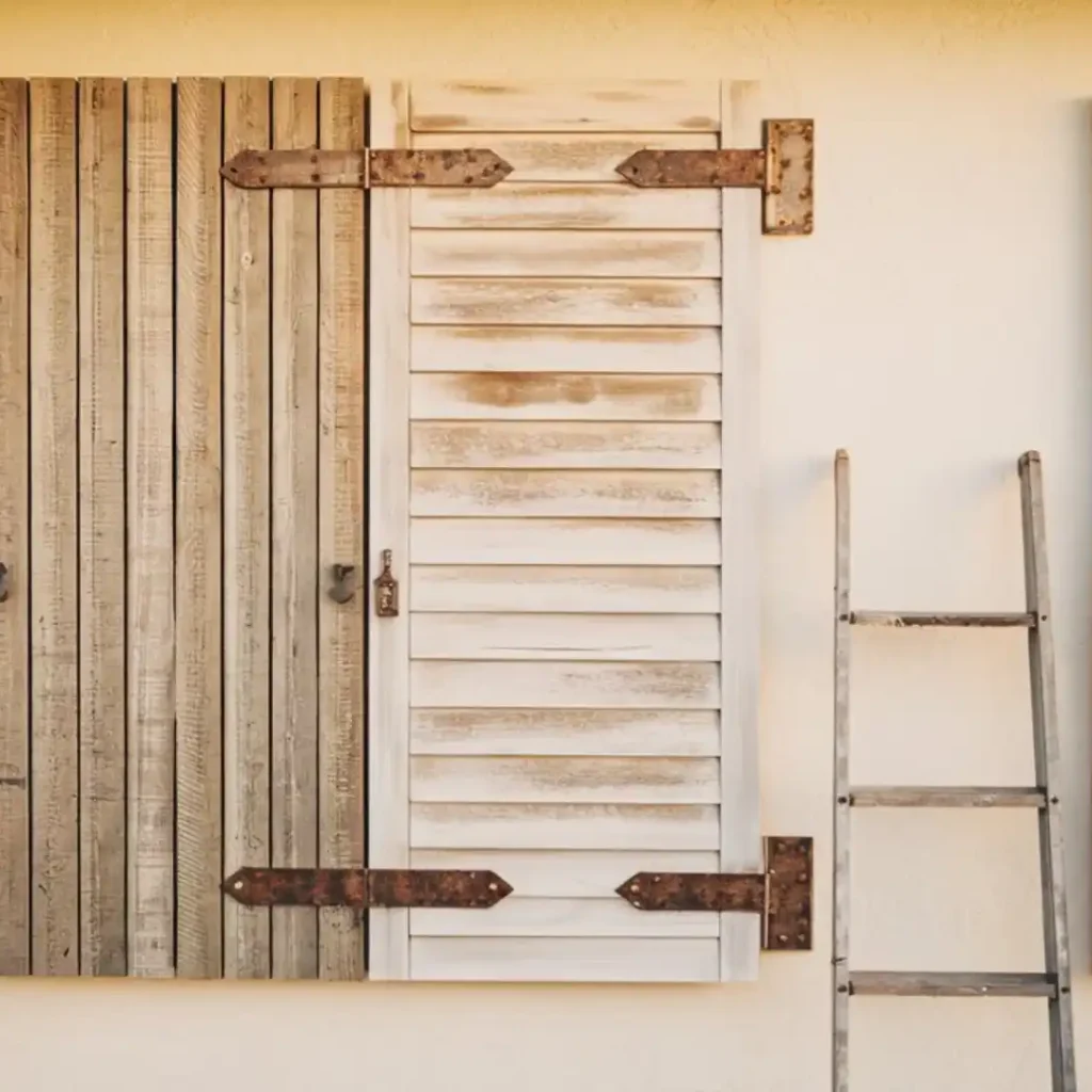 DIY exterior shutters