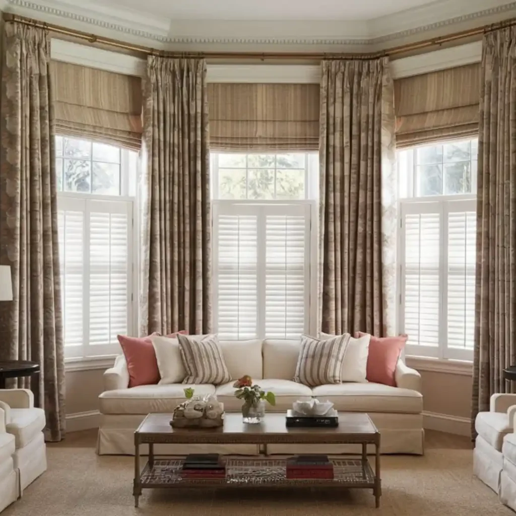 bay window treatment ideas