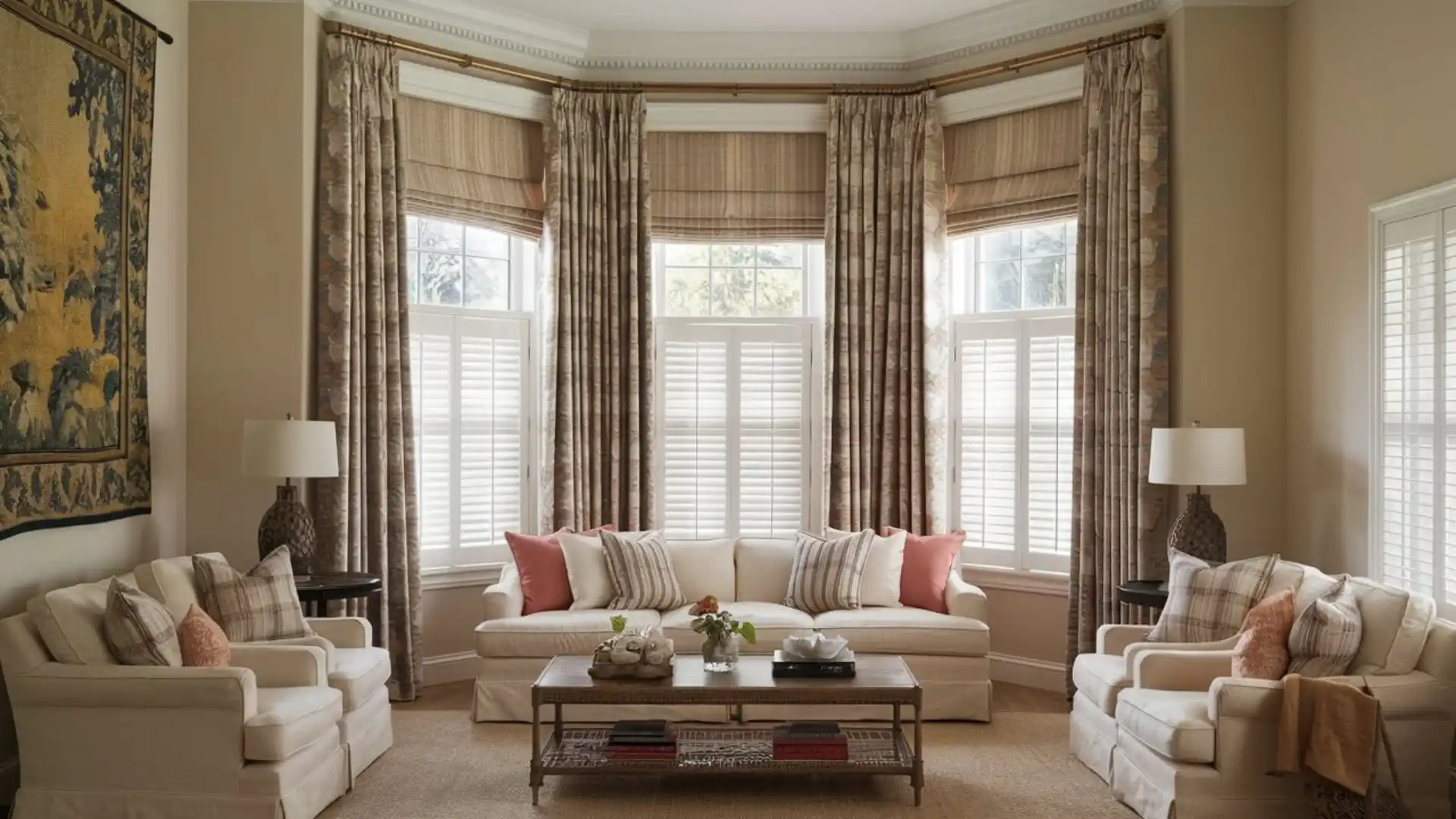 bay window treatment ideas