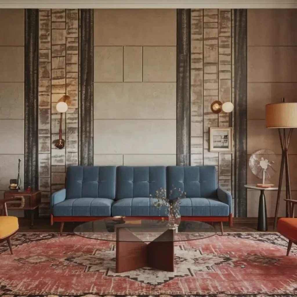 vintage modern interior design